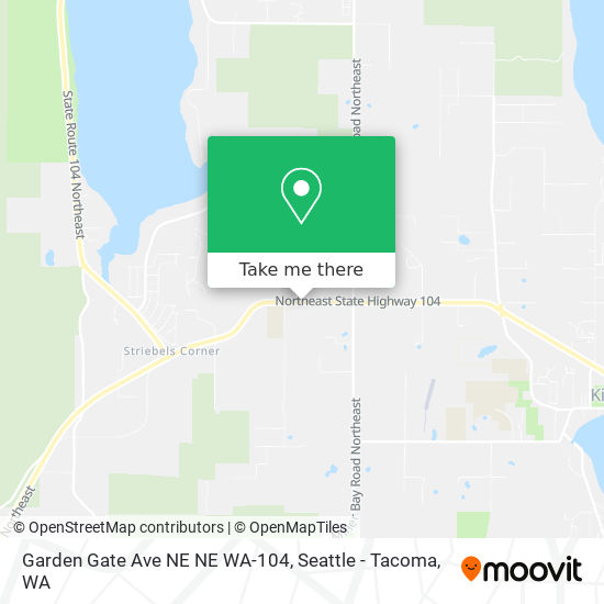 Mapa de Garden Gate Ave NE NE WA-104