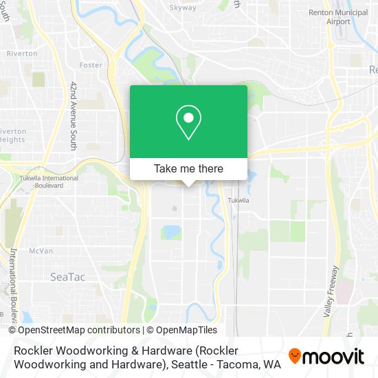 Mapa de Rockler Woodworking & Hardware