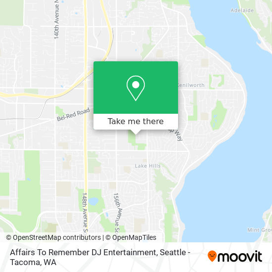 Affairs To Remember DJ Entertainment map