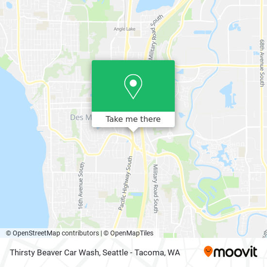 Thirsty Beaver Car Wash map