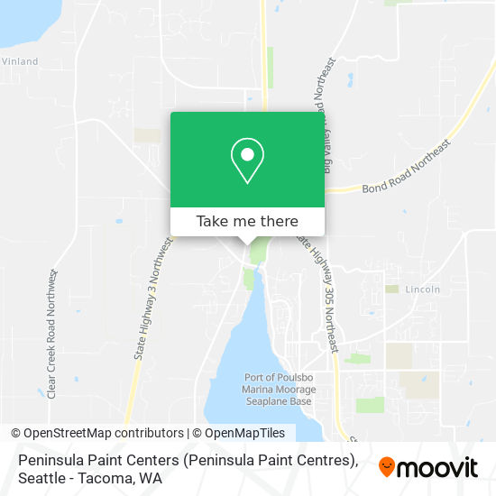 Peninsula Paint Centers (Peninsula Paint Centres) map