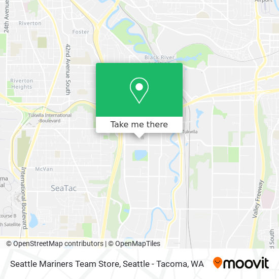 Mapa de Seattle Mariners Team Store