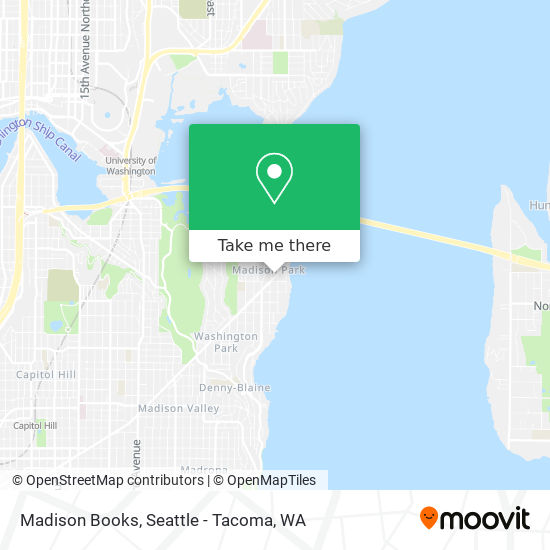 Madison Books map