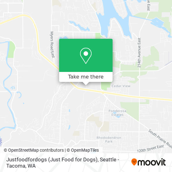 Justfoodfordogs (Just Food for Dogs) map