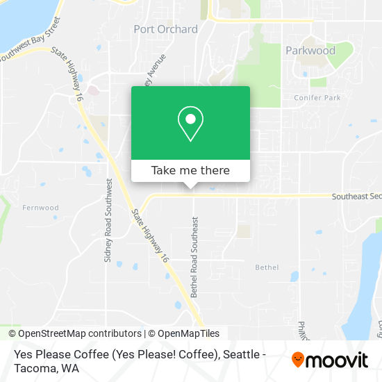 Yes Please Coffee map