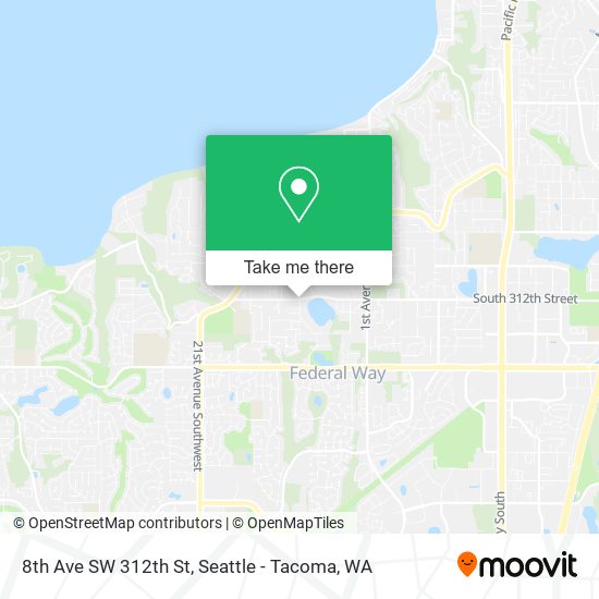8th Ave SW 312th St map