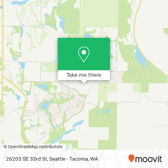 Mapa de 26203 SE 33rd St, Sammamish, WA 98075