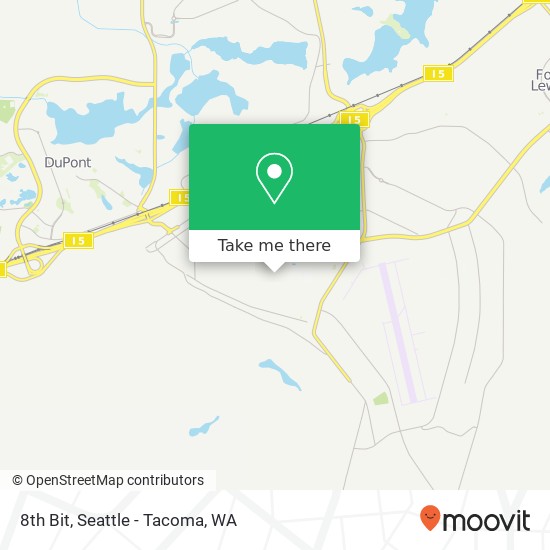 Mapa de 8th Bit, Tacoma, WA 98433