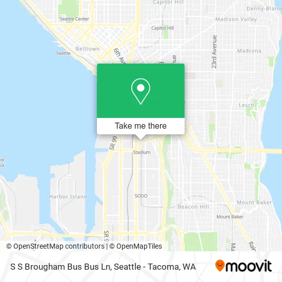 S S Brougham Bus Bus Ln map