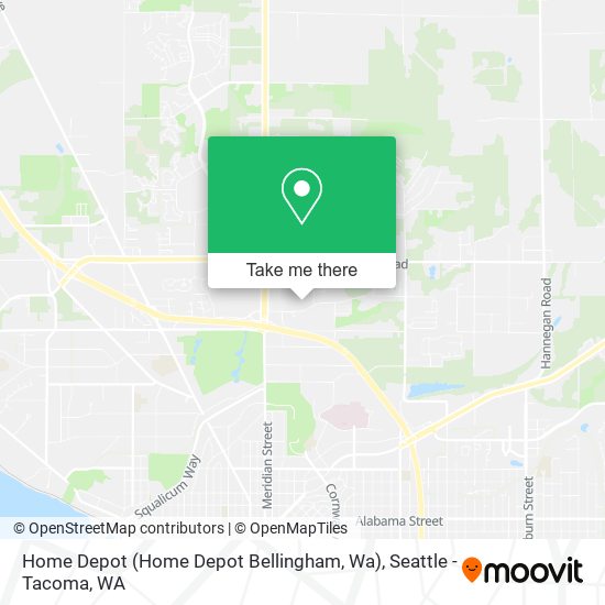 Home Depot (Home Depot Bellingham, Wa) map