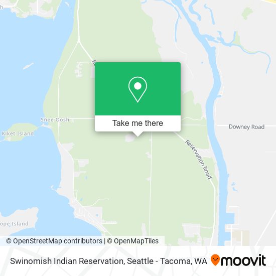 Mapa de Swinomish Indian Reservation