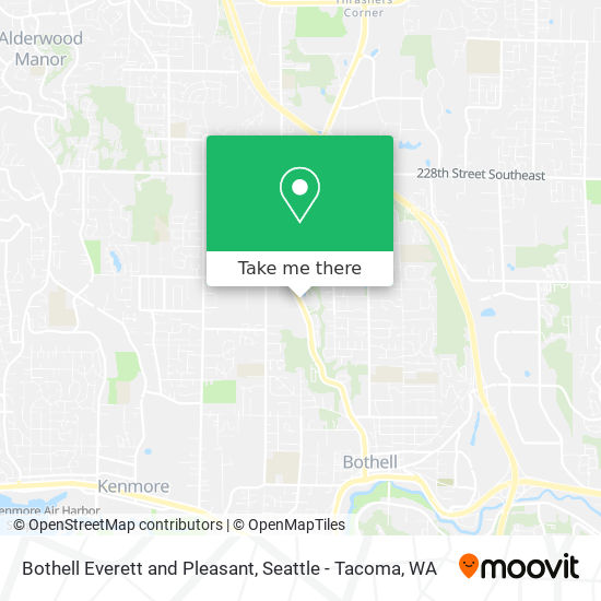 Mapa de Bothell Everett and Pleasant