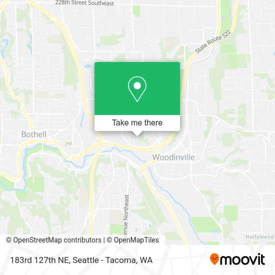 Mapa de 183rd 127th NE