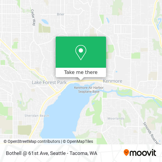 Bothell @ 61st Ave map