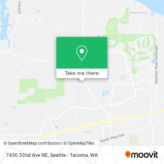 Mapa de 7430 32nd Ave NE