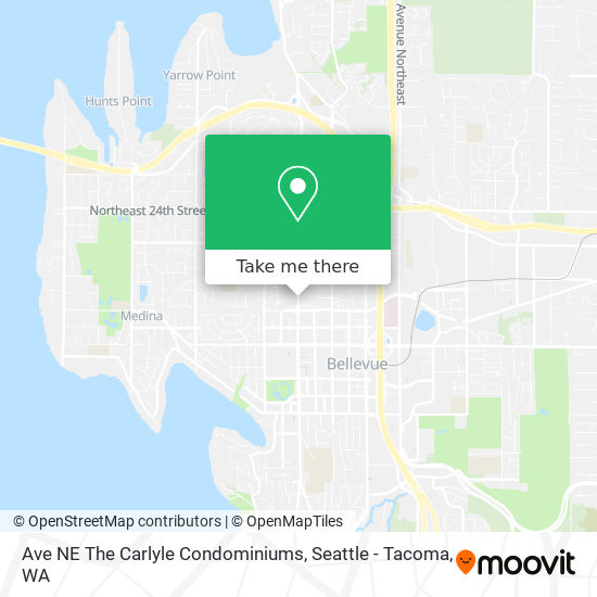 Ave NE The Carlyle Condominiums map