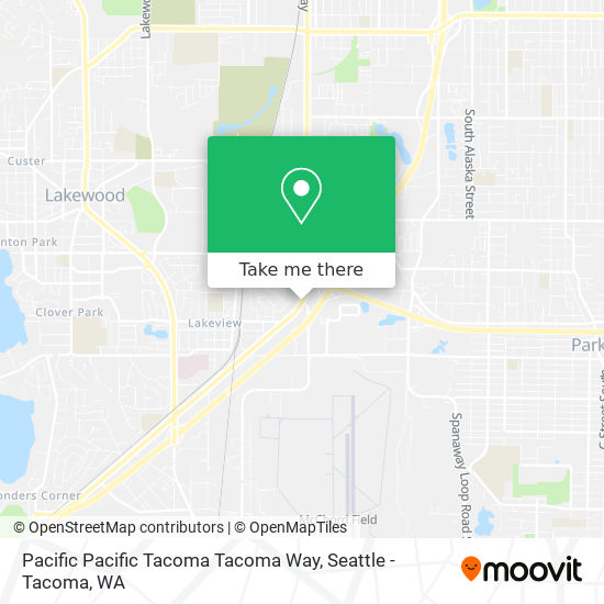 Mapa de Pacific Pacific Tacoma Tacoma Way