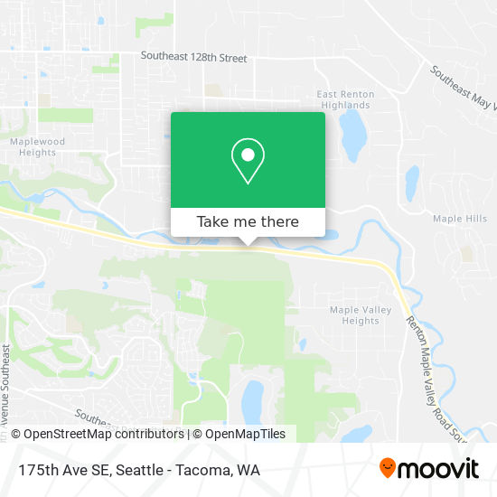 175th Ave SE map