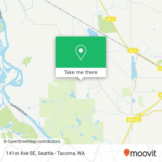 141st Ave SE, Snohomish, WA 98290 map