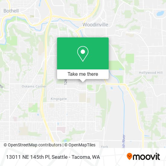 Mapa de 13011 NE 145th Pl