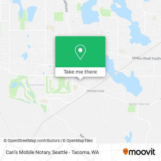 Cari's Mobile Notary map