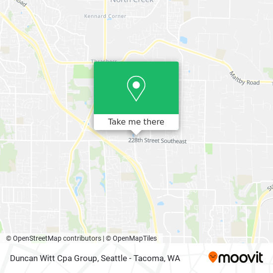 Duncan Witt Cpa Group map