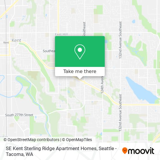 Mapa de SE Kent Sterling Ridge Apartment Homes