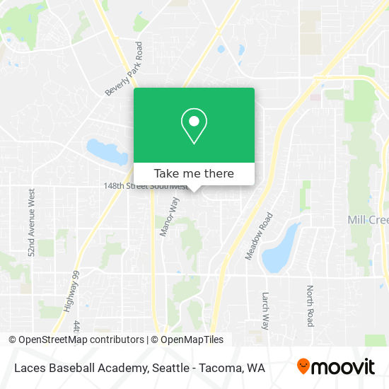 Mapa de Laces Baseball Academy