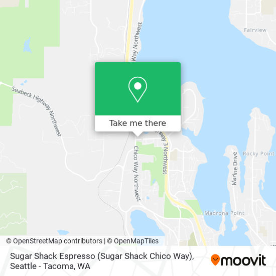 Mapa de Sugar Shack Espresso (Sugar Shack Chico Way)