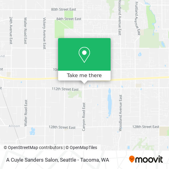 A Cuyle Sanders Salon map