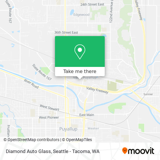 Diamond Auto Glass map