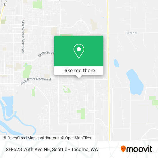 Mapa de SH-528 76th Ave NE