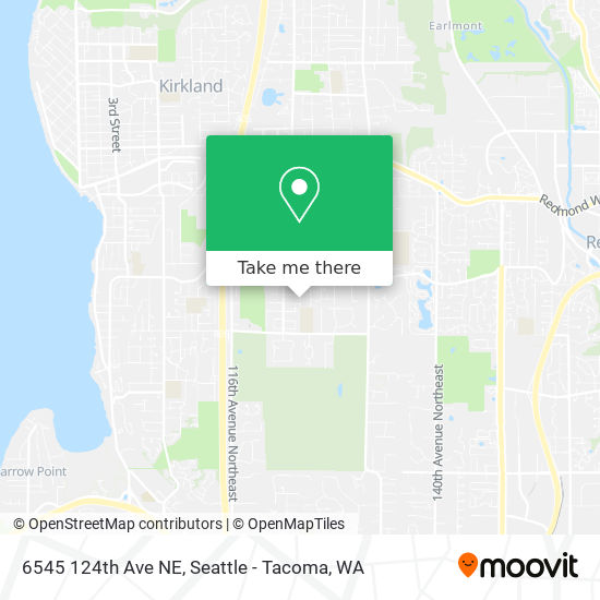 Mapa de 6545 124th Ave NE