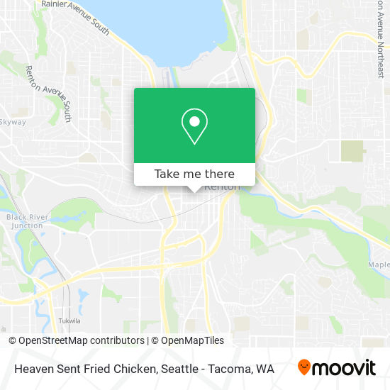 Heaven Sent Fried Chicken map