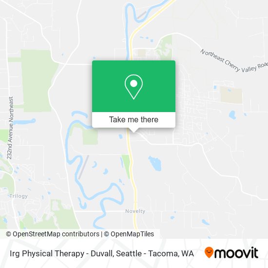Irg Physical Therapy - Duvall map