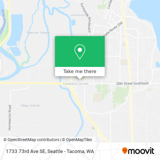 Mapa de 1733 73rd Ave SE