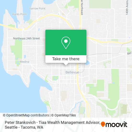 Mapa de Peter Stankovich - Tiaa Wealth Management Advisor