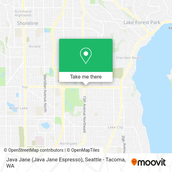 Mapa de Java Jane (Java Jane Espresso)