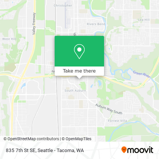 Mapa de 835 7th St SE