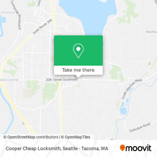 Cooper Cheap Locksmith map