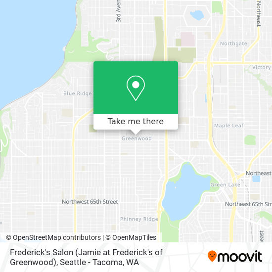 Mapa de Frederick's Salon (Jamie at Frederick's of Greenwood)