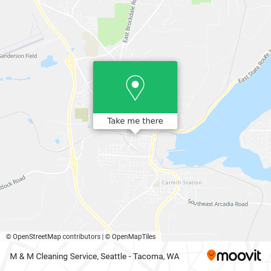 M & M Cleaning Service map