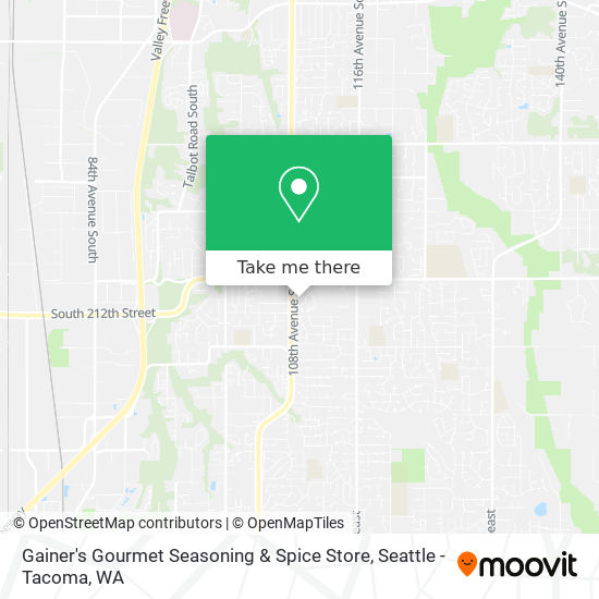 Mapa de Gainer's Gourmet Seasoning & Spice Store