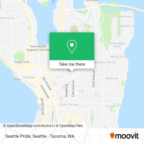 Seattle Pride map