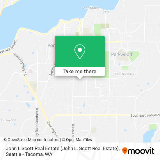 John L Scott Real Estate map