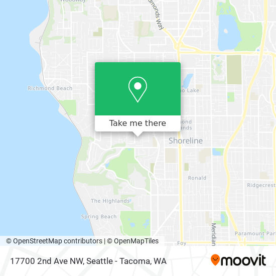 Mapa de 17700 2nd Ave NW