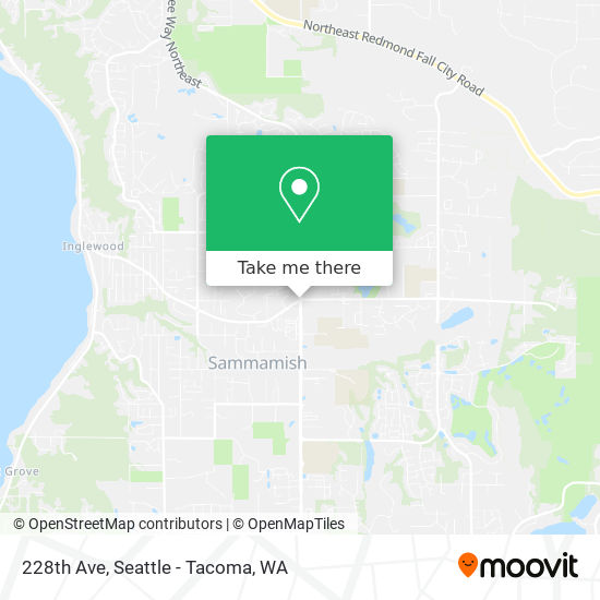 228th Ave map