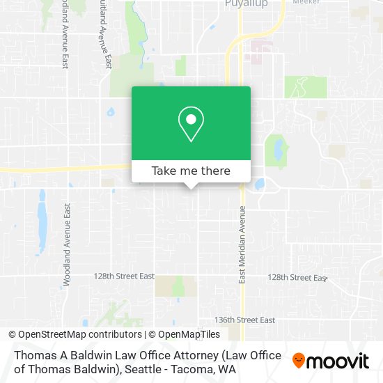 Mapa de Thomas A Baldwin Law Office Attorney (Law Office of Thomas Baldwin)