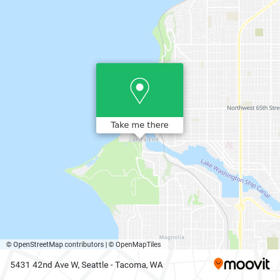 5431 42nd Ave W map