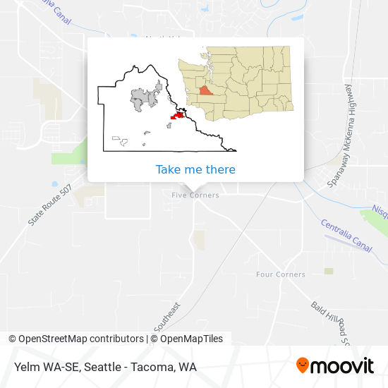 Yelm WA-SE map